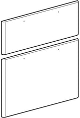 Geberit Smyle Schubladenfronten Set für Unterschrank Waschtisch 60 cm, hellgrau