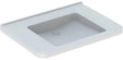GEBERIT Renova Comfort Waschtisch 75x55 cm eckig barrierefrei ohne Hahnloch weiß