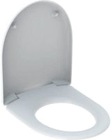 Geberit 4U WC-Sitz, weiß glänzend, Absenkautomatik, verchromte Scharniere