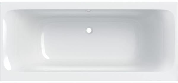 Geberit Tawa Duo Badewanne 170x75 cm weiß, rechteckig, schmaler Rand, 2-Sitzer