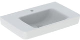 Geberit Renova Plan WT mit Ablagefl., 75x48cm m. Hl., m. Ül., weiß