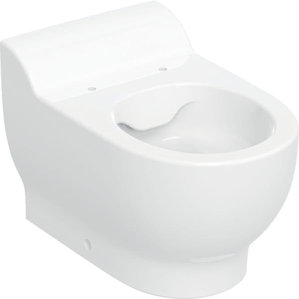 GEBERIT Bambini Stand-WC für Kinder, Tiefspüler Rimfree, H:30cm, weiß