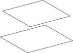 Geberit Xeno2 / Set Antirutschmatten für Xeno2 Breite Seitenschrank 45 cm