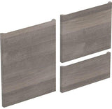 Geberit Renova Plan Front-Set für Seitenschrank, Höhe 70 cm, Weiß – Schubladenfront & Tür