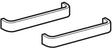 Geberit Renova Compact Griff-Set für Eck-Unterschrank – 2 Stück mit Befestigungsmaterial