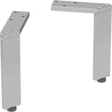 Geberit Set Füße schmal 2 St. – Höhenverstellbar, Hochglanz Verchromt, 15 cm