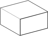 Geberit ONE Seitenschrank mit 1 Schublade, 45 cm, weiß hochglänzend, Push-to-open
