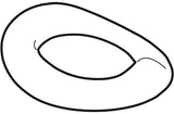 GEBERIT Bambini WC-Sitzring für Kleinkinder achatgrau – Matt, PUR, 280 x 305 mm