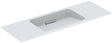 Geberit ONE Waschtisch 120x40 cm CleanDrain mit KeraTect, weiß glänzend, ohne Hahnloch
