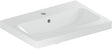 Geberit iCon Light Waschtisch 60x42 cm, verkürzte Ausladung, mit Hahnloch und Überlauf, weiß