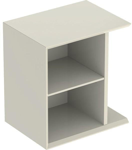 Geberit iCon Seitenelement wandhängend 37 cm weiß hochglänzend – Badregal mit Einlegeboden