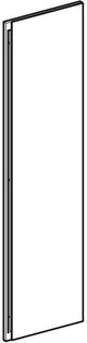 Geberit Acanto Schubladenfront oben weiß 22 cm für Apothekerschrank