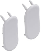 Geberit Set Deckkappen für Wand-WC und Bidet, seitliche Befestigung, weiß