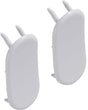 Geberit Set Deckkappen für Wand-WC und Bidet, seitliche Befestigung, weiß