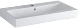 Geberit iCon Waschtisch 60 cm weiß mit Hahnloch und Überlauf
