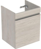 Geberit Renova Plan Waschtischunterschrank Nussbaum hickory hell mit Schublade & Innenschublade