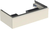 Geberit iCon Unterschrank für Waschtisch, 1 Schublade, 88,8 cm, weiß hochglänzend