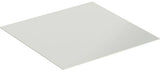 GEBERIT Abdeckplatte Acanto für Seitenschrank, Glas, Weiß, 45 cm