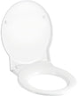 GEBERIT Joly WC-Sitz mit Deckel, weiß, Edelstahl-Scharniere, abnehmbar, Duroplast