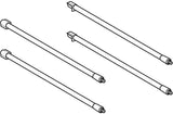 Geberit Relings-Set für Schubladen 350 mm – 4 Stück für Acanto Auszüge