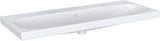Geberit Acanto Waschtisch 120x48 cm weiß mit Überlauf und zwei Hahnlöchern