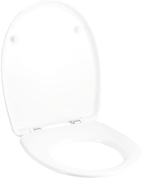 Geberit Virto WC-Sitz Weiß mit Absenkautomatik und Edelstahl-Scharnieren