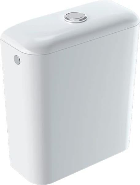 Geberit iCon AP-Spülkasten aufgesetzt, 2-Mengen-Spülung, Wasseranschluss seitlich, weiß