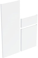 Geberit Renova Plan Schubladen-/Front-Set für Hochschrank 39 cm, Nussbaum hickory hell