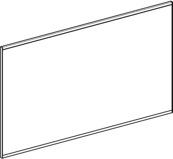 Geberit Option Plus Lichtspiegel 40x70 cm, direkte & indirekte LED-Beleuchtung, Aluminium eloxiert