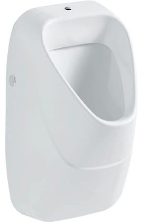 Geberit Urinal ALIVIO weiß – Wand-Urinal mit Spülrand, Zulauf oben, Ablauf hinten oder unten