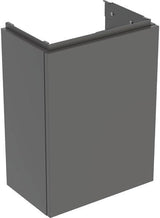 Geberit Acanto Unterschrank für Handwaschbecken, 1 Tür, weiß hochglänzend, Push-to-open