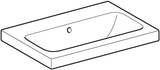 Geberit iCon Light Waschtisch 60x42 cm, verkürzte Ausladung, mit Hahnloch und Überlauf, weiß