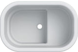 GEBERIT Bambini Sitzbadewanne 71,5x46,5x39,5 cm, weiß, ohne Überlauf