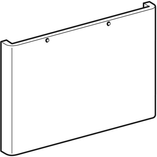 Geberit Renova Plan Schubladenfront für Unterschrank, 75 cm, lava – passgenaue Frontblende