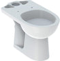 GEBERIT Renova Stand-WC für Aufsatz-Spülkasten, Tiefspüler, Abgang horizontal, weiß