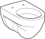 GEBERIT Renova Wand-WC Flachspüler weiß KeraTect – 6 l, mit Spülrand, 35,5 cm