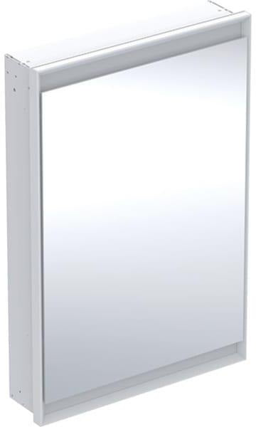 Geberit ONE Spiegelschrank mit ComfortLight, 1 Tür links, Unterputz, 60x90x15 cm, weiß