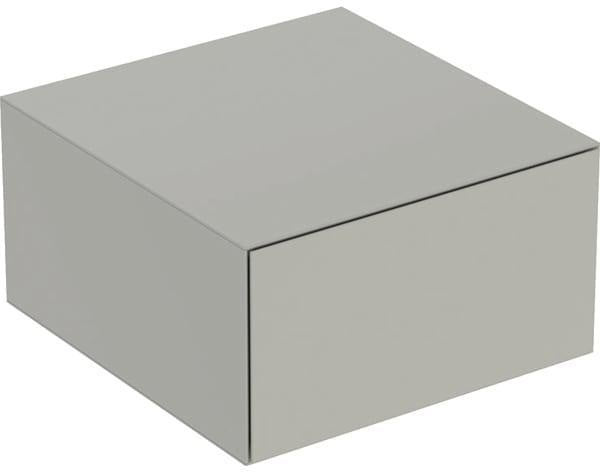Geberit ONE Seitenschrank mit 1 Schublade, 45 cm, weiß hochglänzend, Push-to-open