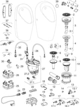 Geberit Selva Urinal mit integrierter Steuerung, Generatorbetrieb, spülrandlos, weiß