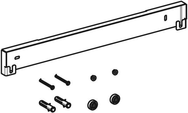 Geberit iCon Befestigungsmaterial Set für Wandablage – Montageschiene, Dübel & Schrauben