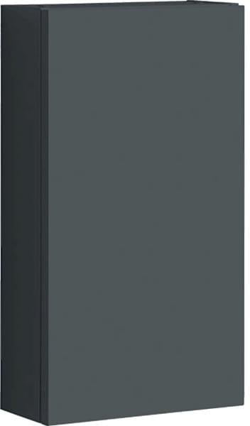 Geberit Renova Plan Hängeschrank 39 cm, 1 Tür, Nussbaum hickory hell, mit Spiegel und Soft-Close
