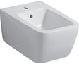 Geberit iCon Wandbidet eckig weiß mit Überlauf und verdeckter Befestigung
