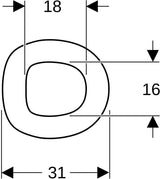 Geberit Bambini WC-Sitzring für Kleinkinder – Karminrot, Rimfree, kinderfreundliches Design