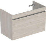 Geberit Renova Plan Waschtischunterschrank Nussbaum hickory hell mit Schublade & Innenschublade