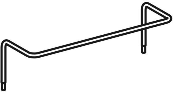 Geberit Renova Comfort Türreling für linke Tür, Breite 53 cm – Badmöbel-Zubehör