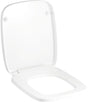 Geberit Silk WC-Sitz mit Deckel, weiß, verchromte Scharniere, Absenkautomatik