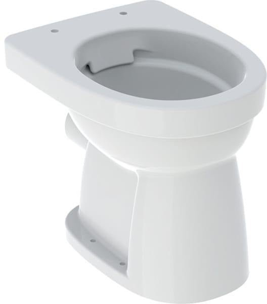 Geberit Renova Stand-WC Flachspüler Rimfree Abgang horizontal weiß