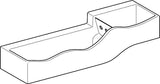 GEBERIT Bambini Spiel- und Waschlandschaft für 3 Waschtischarmaturen, 139 cm, weiß