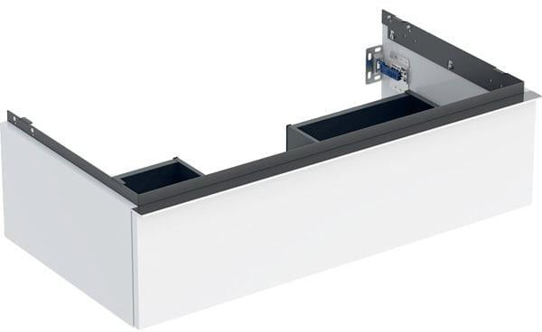 Geberit iCon Unterschrank für Waschtisch, 1 Schublade, 88,8 cm, weiß hochglänzend
