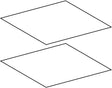 GEBERIT Set Antirutschmatten für Unterschrank Waschtisch, Breite 120 cm